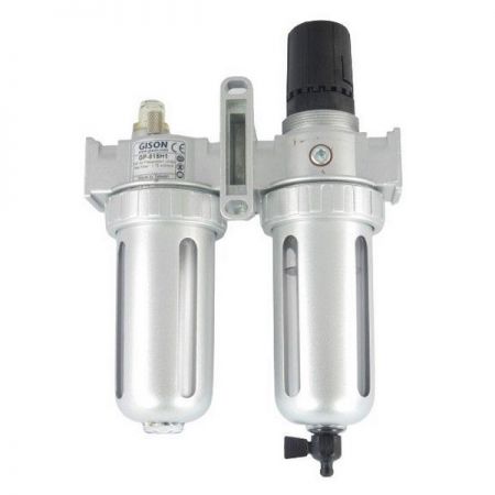 1/4" Air Preparation Units 3-in-2 (Air Filter, Air Regulator, Lubricator)